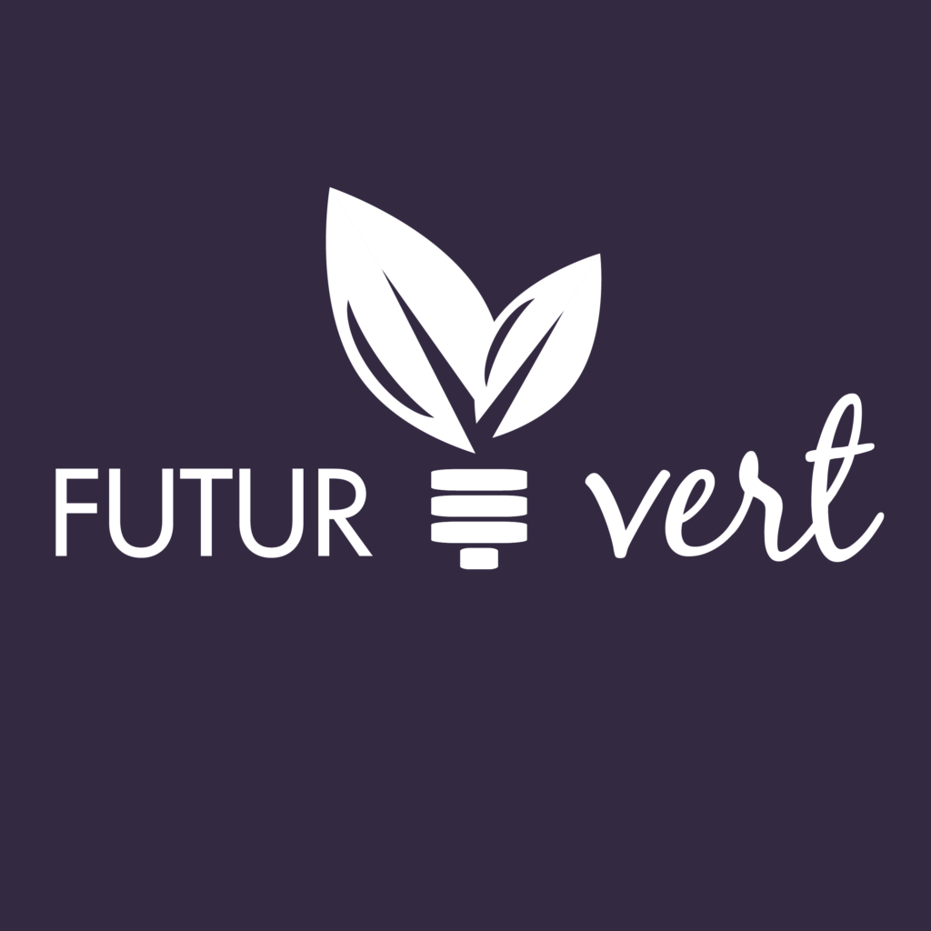 Future Vert - Violet Background